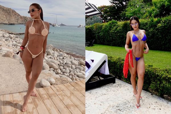 Ana Labrin's Latest Beach Looks Blend Resort Luxury With Bold Styling