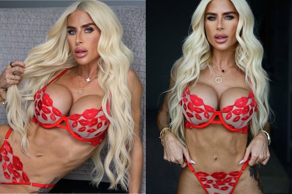 Ariella Lindsay Moreno Sets Instagram On Fire In Bold Red Lingerie Glam Look