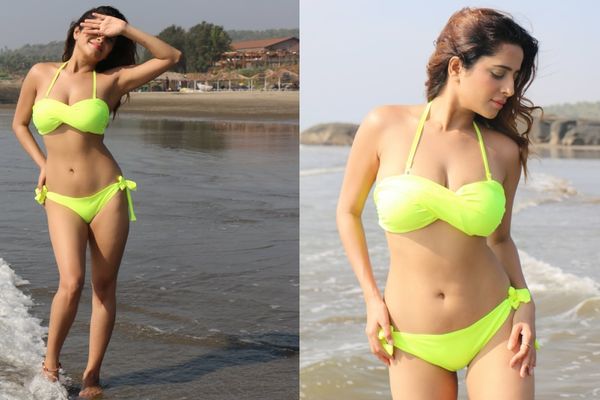 Kate Sharma Turns Heads in Neon Bikini, Redefines Beach Glam Like Never Before
