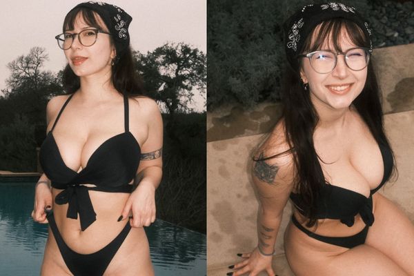 Lee’s Bold Black Bikini Look Is Breaking the Internet with Poolside Glam