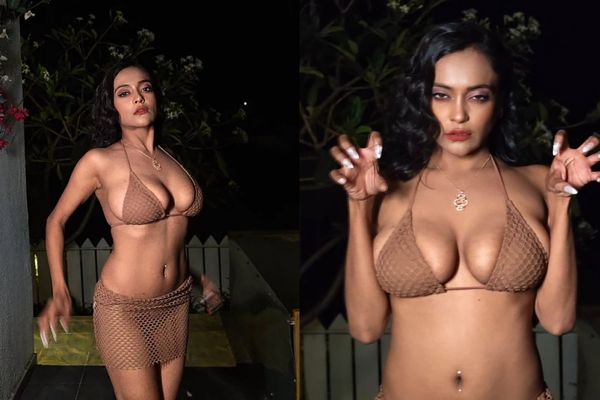 Nehal Vadoliya Turns Up The Heat In Bold Crochet Glam Look