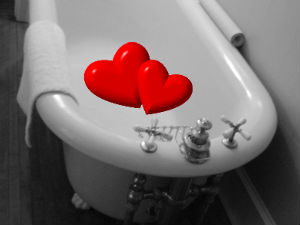 Lovemaking in bathtub Lovemaking in bathtub