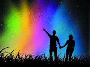 Young married couple