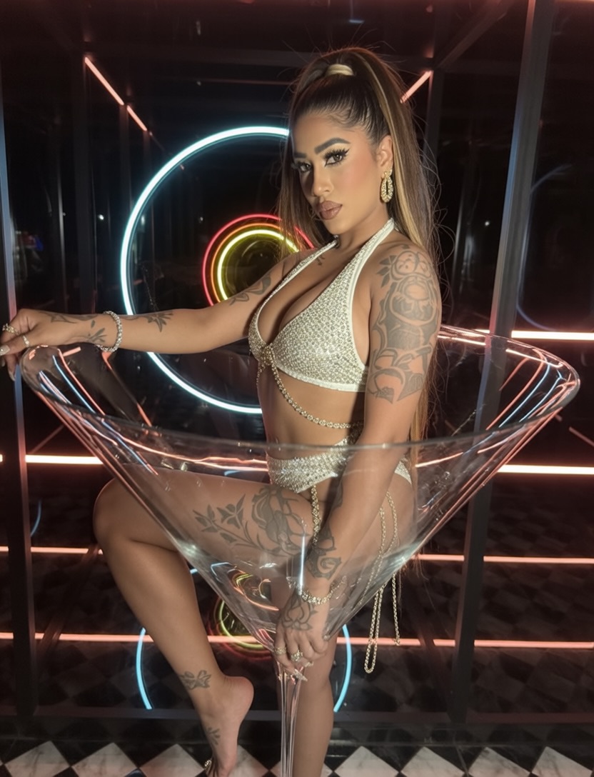 Look & Outfit: Sequins, Chains, and Statement Shine