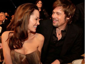 Angelina Jolie and Brad Pitt 