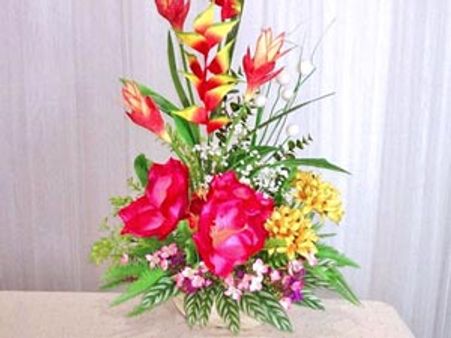 అతిధులని వయ్యారంగా పలకరించే ముద్దపూలు...